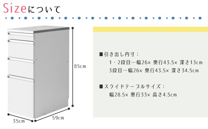 Amazon.co.jp: アスクリエイト ステンレストップ すき間収納 ロー 