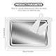 BYZESTY Eiscreme Roller Maker Pan, Ice Rolls Platte mit 2 Spateln, Eisplatte zum Eis Machen, Eis Platte für Ice Rolls, Rolled Ice Cream Maker für Sorbet, Frozen Yogurt, Gelato