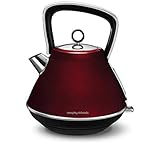 Morphy Richards 100108 Evoke Pyramiden-Wasserkocher, Rot
