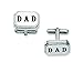 Chisel Stainless Steel Dad Cuff Links