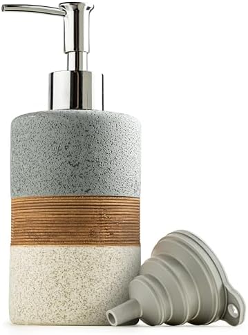 Ceramic Soap Dispenser Set for Hand Soa...
