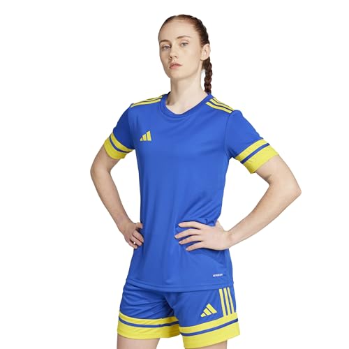 adidas Damen Squadra25 Jersey Short Sleeve Shirt, Team royal Blue/Team Yellow, XXS – Ansicht 2