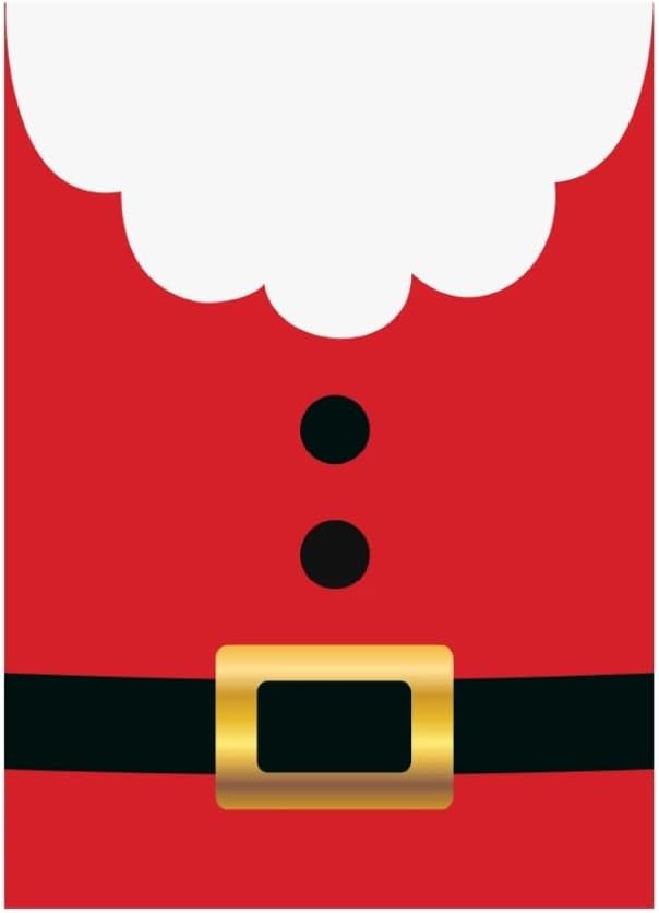 Santa Belt Photo Folder Frame Red 5x7-25 Pack