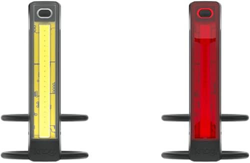 Miniatura 11 de Knog Plus - Luz delantera para bicicleta, luz LED COB para bicicleta, soportes para faros delanteros en manillares, horquillas delanteras, casco o