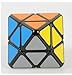 Lanlan 4-axis Octahedron Cube Puzzle Diamond Shape . Black