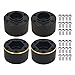 AMOGOT 4Pcs Brass Weights RC 12mm Hex Extended Wheel Hub Adapters for 1.9/2.2inch Beadlock Wheel Rim Widen Adapter Axial Scx10 90046 Trx4 Wraith Gen7 Gen8 D90 CC01 1/10 RC Crawler B(12mm)