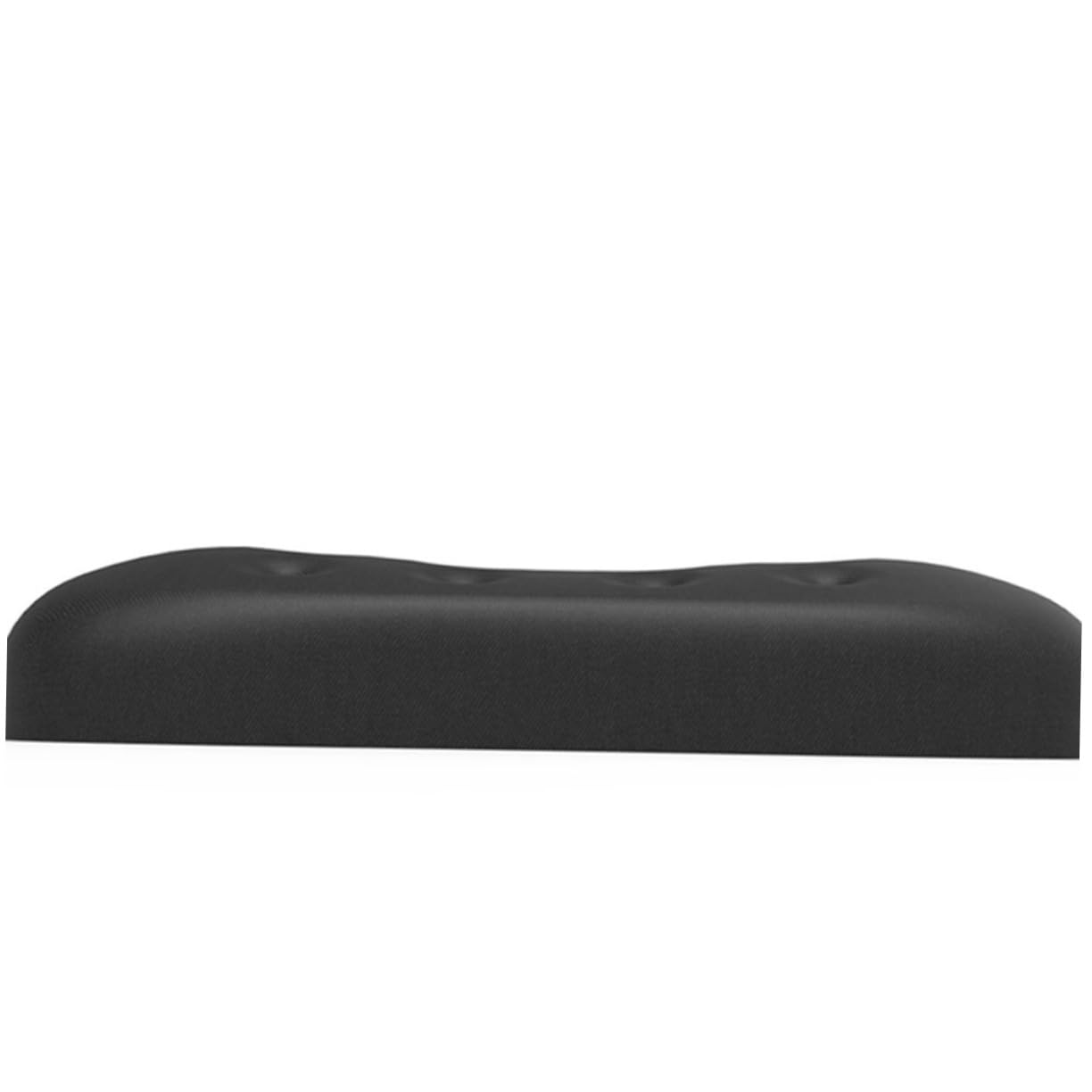 Lurrose 3 Pezzi Di Poggiapolsi in Memory Foam Per Mouse Pad Nero Che Favorisce Una Postura Sana