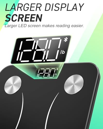 Image of INSMART Smart Scale for Body Weight, 0.1lb High Accuracy, 24 Metrics