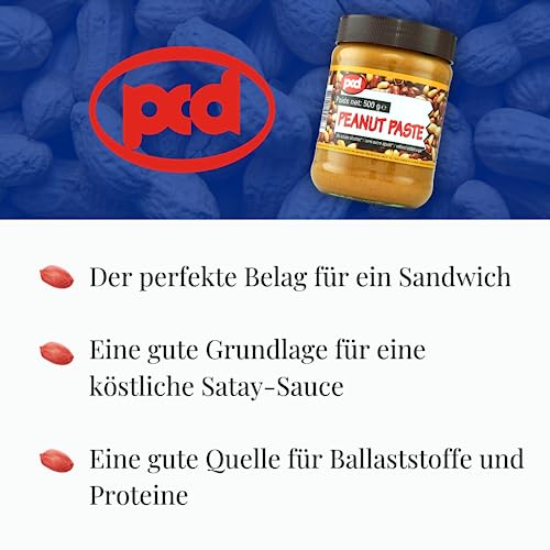 PCD - Erdnussbutter Zuckerfrei 100 Prozent - Multipack 12 X 500 GR