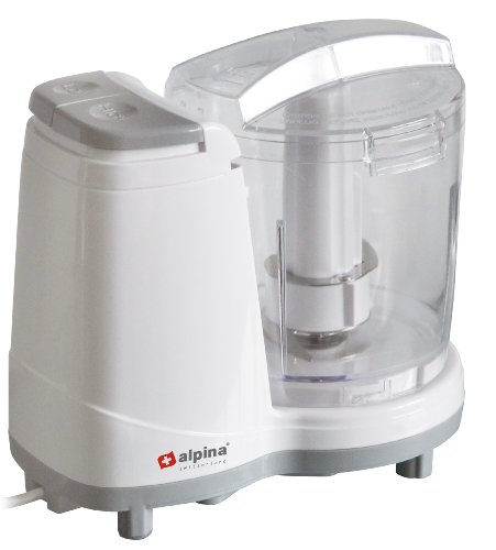 Alpina SF-4020 Mini Electric 3-Cup Food Chopper for 220/240 Volt Countries (Not for USA)