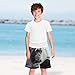 Selerdon Quick Dry Swim Trunks Gorilla Book Black for Boy Kids Summer Fashion Beach Shorts with Adjustable Waist and Side Pocket for Daily Wear Outdoor Play XS