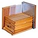 MayBee 8-Frame Beehive Starter Kit, Bee Hive Kit Dipped in 100% Beeswax, Bee Hives Boxes Starter Kit Includes Beekeeping Supplies Tool Kit and Bee Suit