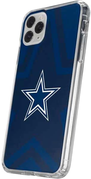 Skinit Clear Phone Case Compatible with iPhone 11 Pro - Officially Licensed NFL Dallas Cowboys Double Vision Design