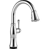 Delta Faucet Cassidy Single-Handle Touch Kitchen Sink Faucet with Pull Down Sprayer, Touch2O and ShieldSpray Technology, Magnetic Docking Spray Head, Chrome 9197T-DST