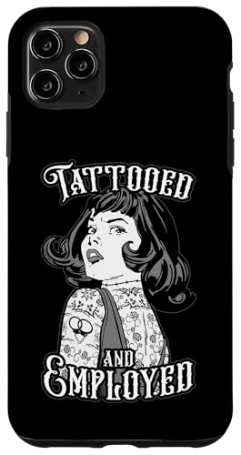 Tattooed And Employed �r���e�[�W �^�g�D�[ �|�b�v�A�[�g ���̎q �X�}�z�P�[�X iPhone 11 Pro Max �p