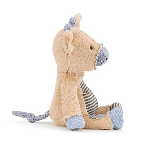 Demdaco Yellow Striped Oddball Giraffe 13 Inch Plush Children's Stuffed Figure Toy #TOP1