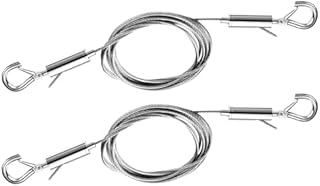 2PCS Adjustable Picture Hanging Wire Kit,Heavy Duty Mirror, Art Frame Hanging Solution,3.3FT Stainless Steel Rope for Hanging Mirrors,Picture,Artwork,Lamps,Basket,Signs,Supports Up to 66lbs