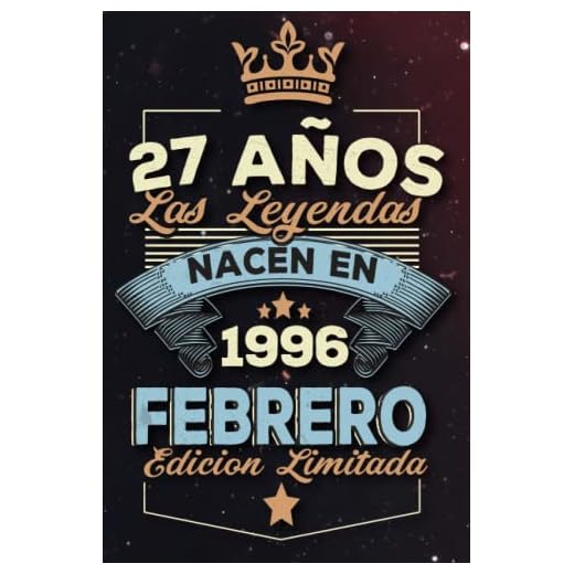 Las leyendas nacen en 27 años 1996 febrero: Ideas de regalos para hombres, ideas de cumpleaños 27 cumpleaños libro ideas de cumpleaños para hombre y regalo de nacimiento, regalo de cumpleaños