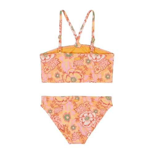 Image of Roxy Girls' Two-piece Bikini Swimsuit Set, UPF 50+ Sun Protection, Quick-Dry Bathing Suit