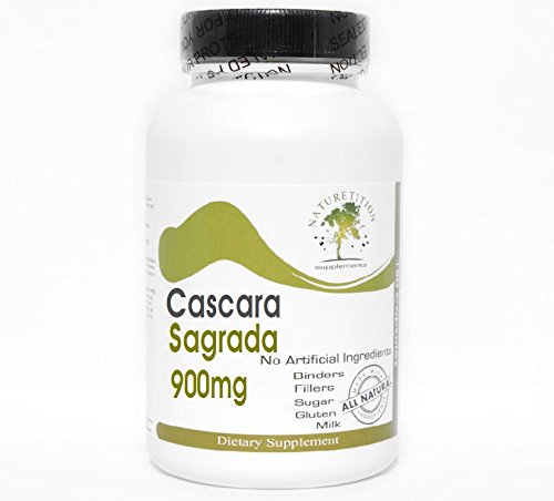 Cascara Sagrada 450mg ~ 100 Capsules - No Additives ~ Naturetition Supplements