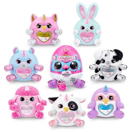 Adopt-A-Corn Surprise (Bunny) by ZURU, 15+ Surprises, Collectible Plush, Baby, Surprise Eggs for Girls & Children Ages 3+