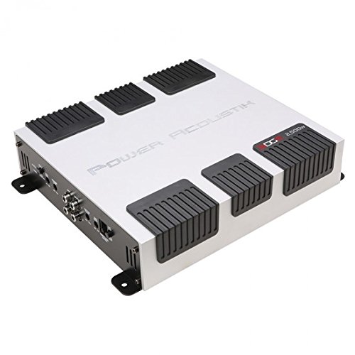 Power Acoustik EG1-2500D 2500W Class D Monoblock Amplifier,WHITE