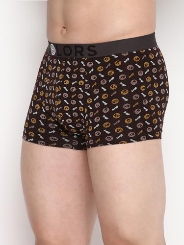 Image of Rupa Frontline Men's Cotton Printed Assorted Outer Elastic Mini Trunks /Underwear (#105)