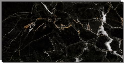 Dumawall+ Waterproof Wall Tiles, Easy-to-Install, Tongue & Groove System, UV Resistant, Strong & Durable | No Grouting, Cut with Hand Tools, Milan Polished Marble (8 Pack)