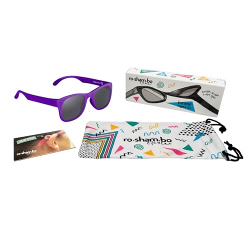 ROSHAMBO Unbreakable Kids Sunglasses – Girls Boys Youth 5-10 years – Polarized Lens, Assembled in USA, Daphne (Violet)2