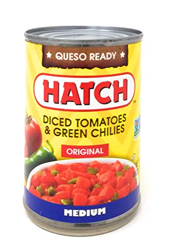 Hatch Chili Company Diced Tomatoes & Green Chilies Original Medium Heat 10oz (QTY 2)