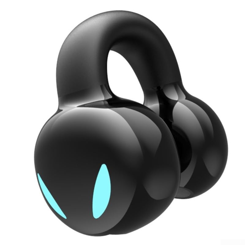 QOXEZY Juego de auriculares inalámbricos atléticos con tecnología de cancelación de ruido seguro, diseño impermeable perfecto para compatibilidad con Xiaomi (negro)
