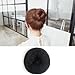 Generic 1PC Hair Donut Bun Maker – Large Ring-Style Chignon Shaper for Thick and Long Hair – 3.5 Inch Black Doughnut Shaper