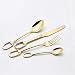 Kreatywne zestawy sztućców Zestawy sztućc (Color : 24pcs Rose Gold)
