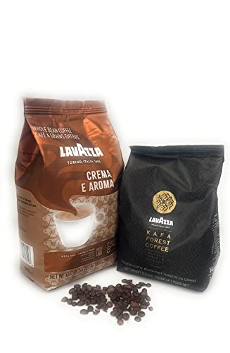 Lavazza Crema E Aroma Strong And Intense Flavor Lavazza Kafa Forest Coffee Smooth Earthy Coffee Sustainable Sourced From Central / South America / Ethiopia, 50.0 Ounce, 2 #TOP1