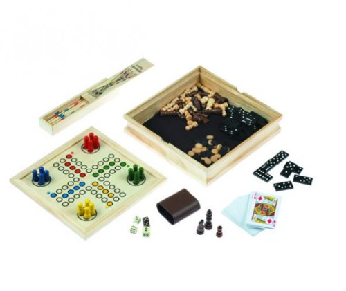 Preisvergleich Produktbild Spielesammlung mit 6 Möglichkeiten