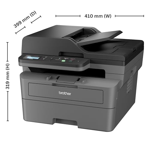Brother DCP-L2640DW New Launch Auto Duplex Laser Printer, 34 PPM, Print Scan Copy, LCD Display, ADF, 256MB Memory, (WiFi WiFi Direct LAN USB), 250 Sheet Tray, 2 in 1 (ID) Copy Button,Free Installation view 2