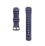Cinturino in resina adatto for Casio G-SHOCK AW-591 AW-590 AWG-M100 101 cinturino for orologio da uomo sportivo impermeabile 16mm braccialetto di ricambio Acc(Blue black buckle)