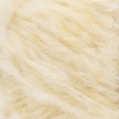 Image of Lion Brand Yarn, Wool-Ease Aire Crochet Yarn, Buttercup, Yellow, 1 Pack | Airy Super Bulky Acrylic Blend Knit & Crochet Fiber for Textured Sweaters, Warm Mittens, Chunky Blankets