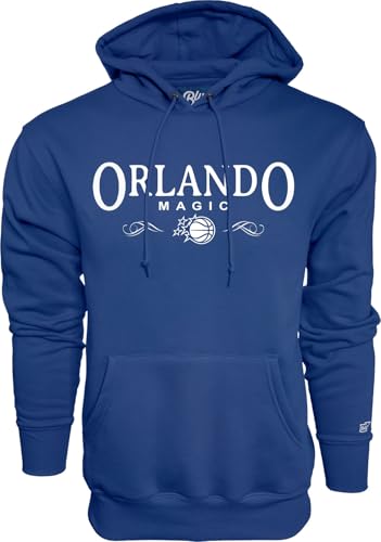 Blue 84 Orlando Magic NBA Officially Licensed Hooded Sweatshirt Embroidery Basketball, Team Color, Small