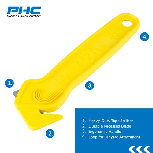 Pacific Handy Cutter Ebc1 Concealed Safety Cutter, Safe And Efficient Cutting For Shrink Wrap, Stretch Wrap, Cardboard, Tape, Plastic Straps, And Much More #TOP1