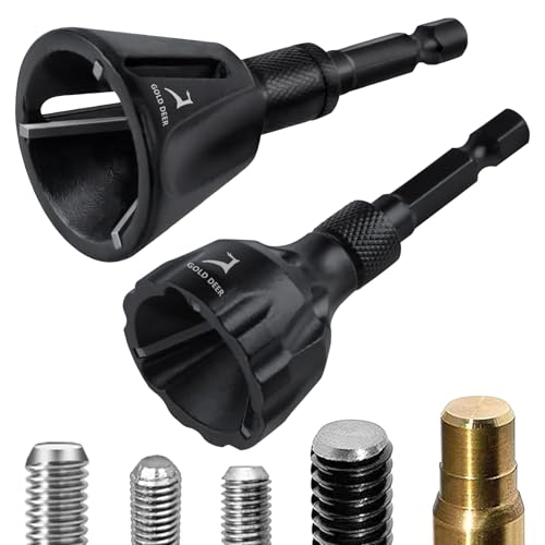 GOLD DEER 2Pcs Deburring Tool Chamfer Tool 1/8