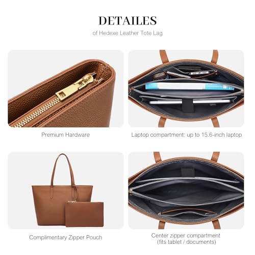 Bolso Tote de Cuero Genuino para Mujer miniatura 5