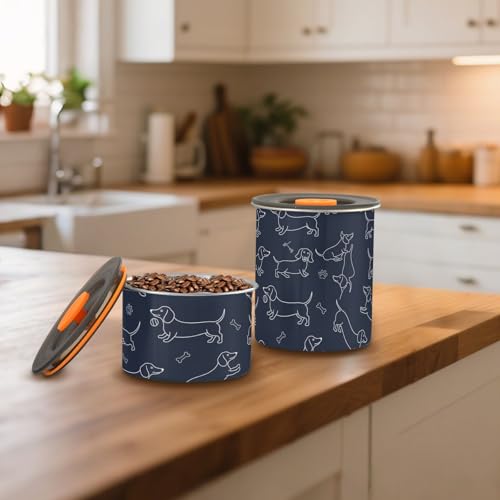 Contenedor hermético de acero para café de 900ml miniatura 6