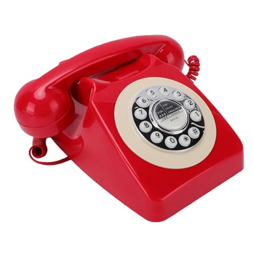 Téléphone de bureau filaire classique pour décoration salon vintage et rétro