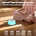 Kipcush Automatic Tibetan Singing Bowl Sound Machine – 11 Healing Tones, Touch Control Night Light, Smart Timer & Memory, Plug-in Sound Therapy Device for Yoga, Meditation, Sleep & Stress Relief