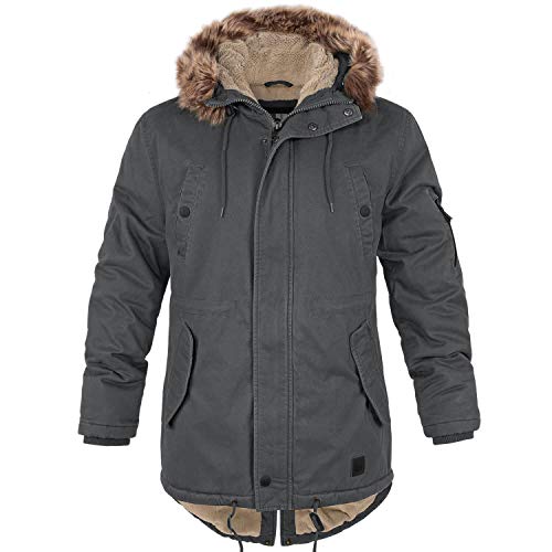 bw-online-shop Winterparka Fishtail mit Futter anthrazit - 5XL