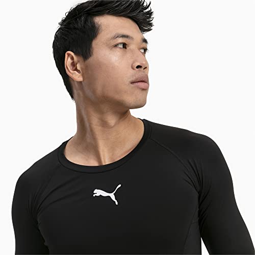 PUMA Liga Baselayer tee LS T-Shirt, Hombre, Negro (Black), XL (Talla del Fabricante: 56/58)