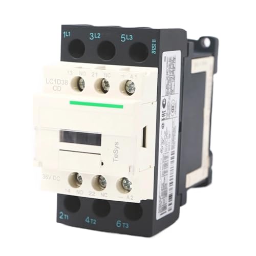 Contacteur LC1D38CD bobine 36V DC coupure sécurisée 38A 3NO