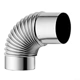 conduit poele a bois double paroi Utilisations multifonctionnelles : ce coude de conduit de cheminée de poêle est conçu pour une variété d'applications, y compris les poêles, cheminées, barbecues et systèmes de ventilation pour répondre à tous vos besoins de chauffage.