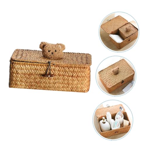 Panier de rangement pour voiture lavable et durable avec son couvercle - 3